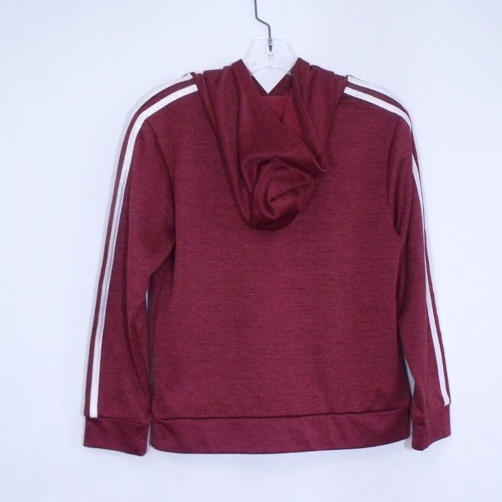 Adidas 3 Stripe Pullover Hoodie M(10-12) Boys - Picture 3 of 4